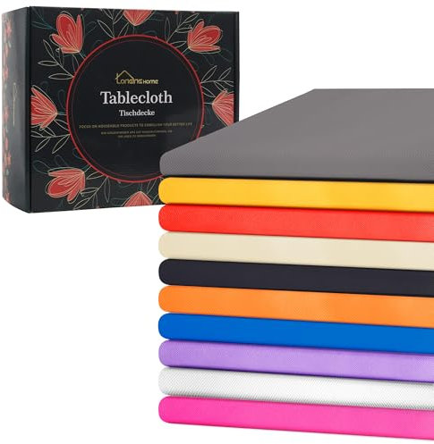 Einweg Vlies Stoffähnlich Tischdecke, 1m x 2,5m, Grau+Gelb+Rot+Beige+Schwarz+Orange+Blauer See+Helles Lila+Weiß+Dunkelrosa, Hochzeit, Geburtstag, Party, Dekoration, Bierzeltgarnitur