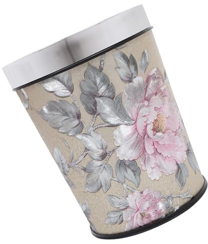 MAGICLULU Poubelle Vintage Corbeille à Papier Rétro Poubelle à Ordures Pour Salon Et Cuisine Facile à Nettoyer