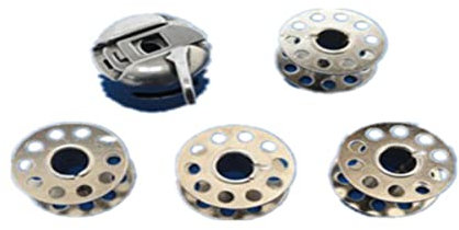 PHENOFICE Metall Spulenkapsel Für Haushaltsnähmaschinen Mit Breitem Schlitz Und Metallspulen Robustes Passend Für Nähmaschinen