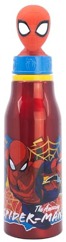 Stor BOTELLA ALUMINIO CON FIGURITA 3D 690 ML SPIDERMAN MOVING TARGET