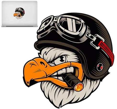 Chopper Bobber Wasserdicht, Adler Motorrad Aufkleber Biker Adler Aufkleber Auto Körper Aufkleber Wasserdicht Fahrzeug Aufkleber Sonnenschutz Aufkleber Adler Stoßstange Aufkleber Kreative Auto