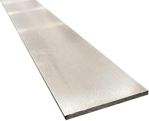 The Multi Metals Shop - 6mm x 50mm x 1000mm Flat Stainless Steel Bar 304 Grade – Corrosion-Resistant Metal Strip for Fabrication, Welding, and Engineering