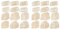 VIOPDER 96 Piezas Puerta de Hadas Puertas de Madera para Jardín Mini Ventana Artesanal Kit de Casa de Hadas Puerta en Miniatura Sin Terminar Ventana de Hadas Sin Pintar