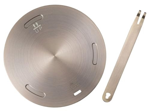 STOBAZA Plaque Adaptation Induction Acier Inoxydable Convertisseur Thermique Pour Cuisinière à Induction Et Gaz Diffuseur Chaleur Professionnel Chauffe Rapide Et Homogène