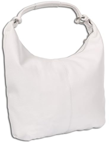 Toscanto Tasche weiß Schultertasche groß 45x35cmx8cm OTT190SW1