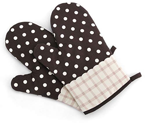 TFENG Ofenhandschuhe, Hitzebeständige Grillhandschuhe, Anti-Rutsch Backofen Handschuhe, 1 Paar