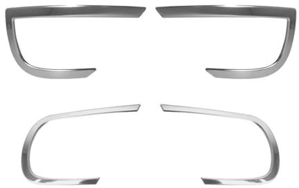 Reflektor Blenden Reflektorleiste für Dacia Duster 2018-2021 Edelstahl Satz 4x