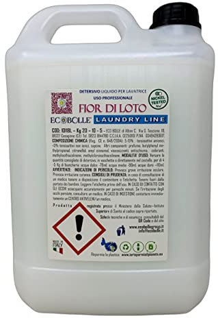 Luxury Line Ecobolle: Detersivo Per Lavatrice ULTRA PROFUMATO Fior di Loto, Qualità Superiore (10KG)