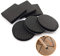 60 Pcs Furniture Feet Pads, Non-Slip Rubber Furniture Pads, Self Adhesive Table Chair Leg Floor Protectors, Round Square Rubber Feet for Chair Legs, Tiled, Carpet, Hardwood Floor Protectors - Black
