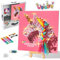 CHMMY Bastelset Kinder Einhorn Geschenk für Mädchen ab 6 7 8 9 10 11 12 Jahre Einhorn Spielzeug mit LED-Licht DIY Handgemachte Dekoration Bastelset Kreative Einhorn Bastelsets Spielzeug Geschenk