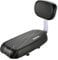 QIONGHA Bicycle Back Seat Cycling Bike Bicycle MTB PU Leather Soft Cushion Rear Rack Seat Children Seat with Back Rest, Black