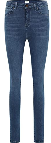 MUSTANG Damen Jeans Georgia Super Skinny Fit - Blau - Blue Denim W24-W34 Stretch, Größe:26W / 30L, Farbvariante:Blue Denim 5000-782