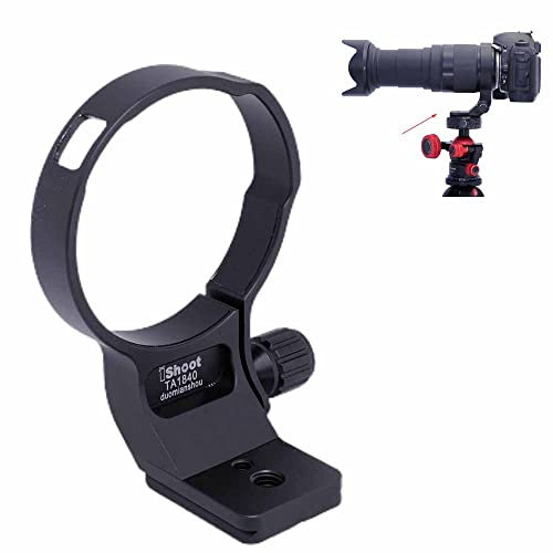 CNC-Objektivmanschette, Stativhalterung, kompatibel mit Tamron 18–400 mm f/3.5–6.3 Di II VC HLD B028 (EF/F-Halterung), Objektivstützhalterung, Unterseite ist Arca-Swiss Fit Schnellwechselplatte