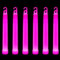 WedDecor Neon Farben Ultra Hell Fluoreszierend Leuchtstab Rohre Tragegurt Premium Fluoreszierend Stangen Licht Stäbe für Abschlussfeier, Camping, Neu Year S Eve, 6 Inches, 25pcs, Pink