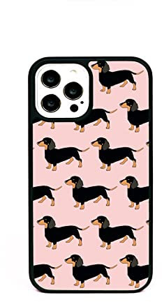 Sausage Dogs Dachshund Dog Pattern Phone Case/Cover Compatible with iPhone 11 Pro Rubber