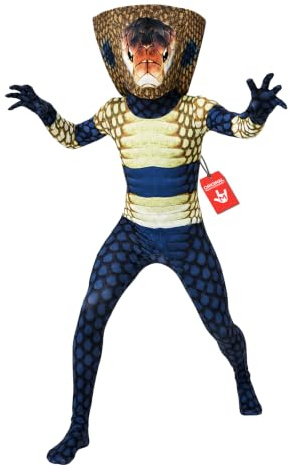 Morphsuits, Snake Costumes for Kids, Kids Halloween Costume | Full-Body Spandex Morphsuit Costume for Kids, Comfortable Stretchy Fit, Great for Dress-Up, Perfect for Halloween