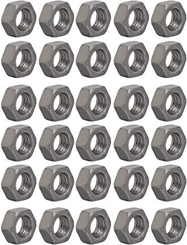 XYWHPGV 30 pezzi filettatura M6 dado esagonale sinistro metrico passo 1 mm in acciaio al carbonio(965f2 bf4f3 16715 a543e e9209 e9981