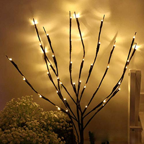 Topiky Ramo Luminoso a LED, Luci per Alberi Artificiali a Batteria, Rami Contorti Fai-da-te Regolabili, Decorazione per Interni Ed Esterni per la Casa, Matrimonio, Natale (Colore