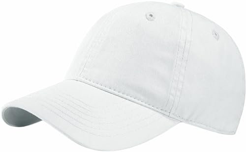 Malaxlx Weiß Baseball Cap Damen Herren Kappe Verstellbar Baseballkappe Draußen Sun Mützen Visoren Athletic Baseball Fitted Cap Trucker Cap