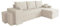 Mirjan24 Ecksofa Papani Cord, Eckcouch mit 2 Polsterhocker, Polsterecke mit Bettfunktion, L-Form Couch für Wohnzimmer, Sofa mit Bettkasten und Schlaffunktion, Wohnlandschaft (Poso 100)