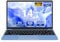 WOZIFAN Laptop 14 Zoll Win 11 Metallgehäuse 256 GB SSD Extends 1TB Notebook Leichter mit Dual WiFi 2.4G+5G FHD Bluetooth USB HDMI Kabellose Maus und deutsche Silikon-Tastaturabdeckung - Blau