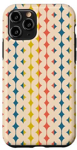 Hülle für iPhone 11 Pro Abstraktes modernes geometrisches Muster aus der Mitte