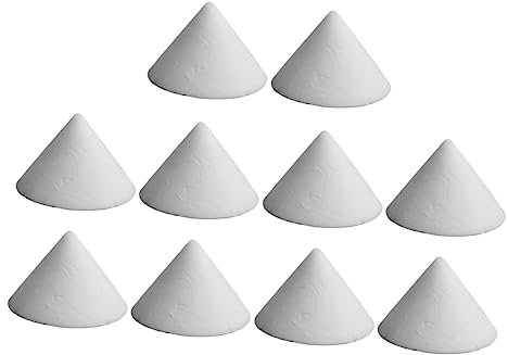 Anneome 10 Stück Keramiknägel Ton Brennbolzen Brennofen Stütznägel Töpferofen Werkzeuge Töpfer Brenngestell Keramik Brennbolzen Keramik Töpferofennägel Feuerfeste Stütznägel