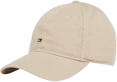 Tommy Hilfiger Herren Cap Flag Soft 6 Panel aus Baumwolle, Beige (Sandalwood), Einheitsgröße