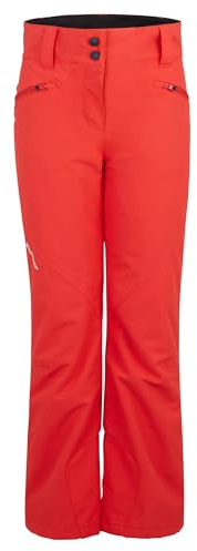 Ziener Kinder Alin Ski-Hose/Schnee-Hose | atmungsaktiv, wasserdicht, PFC frei, Fiery red, 116