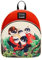 Loungefly Disney Pixar The Incredibles Family Mini-Rucksack, Schwarz, Schwarz, Einheitsgröße