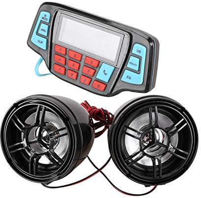 Yopeissn Motorrad Mp3 Musik Spieler Audio Freisprecheinrichtung Bluetooth Stereo Lautsprecher Fm Radio Wasserdichtes Audiosystem