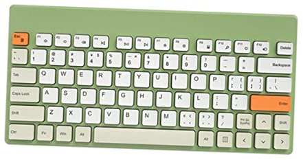 HOMSFOU Clavier Slim Professionnel Touches USB Filaire Compact Et Silencieux pour Bureau Et Jeux Design Ergonomique Et Élégant