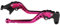 Brems Kupplungshebel Für Aprilia Für RS125 Für RS 125 2006-2010 Motorrad Kupplung Bremshebel Aluminium Einstellbare Griff Zubehör Hand Grip Bremshebel Kupplungss(B Pink)
