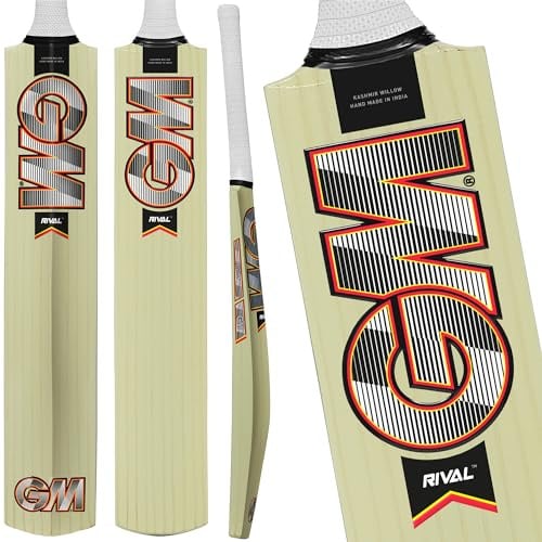 GM | Kashmir Willow Cricket Bat | Sizes Mens SH Full Size, Harrow, 6, 5, 4, 3, Striker, Opener | Beginner Junior | Gunn & Moore
