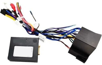 Faisceau de câbles autoradio, décodeur CAN Bus, connecteur ISO, adaptateur 16 broches, Compatible pour Alfa Romeo 147 156 159 GT Brera Spider MiTo(Cable)
