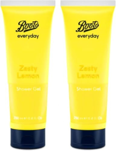 Boots 2× Zesty Lemon Moisturising Shower Gel 250ml