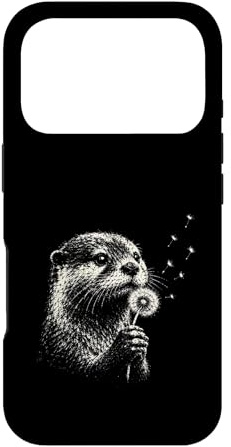 Hülle für iPhone 17 Pro Otter Blowing Wishes Funny Pusteblume Distressed Grafik