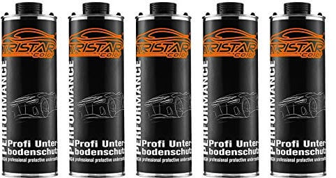 TRISTARcolor Unterbodenschutz Steinschlagschutz Kunstharzbasis Kautschuk schwarz 5 kg