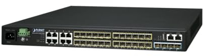 Planet Layer 3 16-Port 100/1000X SFP + 8-Port Gigabit TP/SFP, SGS-6341-16S8C4XR (SFP + 8-Port Gigabit TP/SFP 1000X SFP + 4-Port 10G SFP+ Stackable Managed Gigabit Switch with 12V DC Redund)