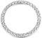 Auto Motor Start Stop Button Ring Kristall Bling Strass Auto Zubehör (Weiß)