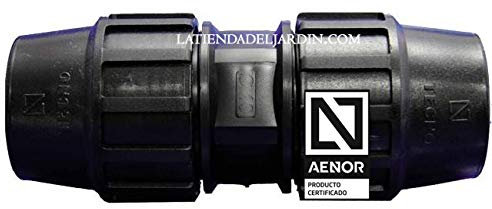 Suinga MANGUITO ENLACE POLIETILENO 50MM. Producto con certificado AENOR utilizado en tuberías PE 50 mm para uso fontanería, riego y obras