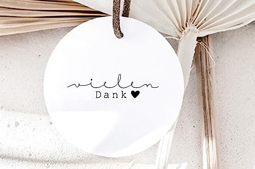 Stempel vielen Dank | Dankeschön | Danke | Hochzeit | Gastgeschenk