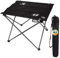 AKTIVE Klapptisch für Camping, Textil, 61 x 53 x 51 cm, Schwarz