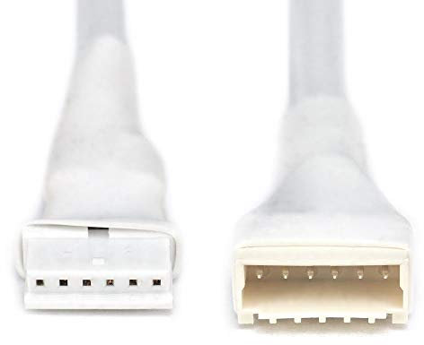 CONTROL BOX Extension Cable | for Philips Hue Lightstrip Plus V4 | upto 10m/30' (1m, Round White)