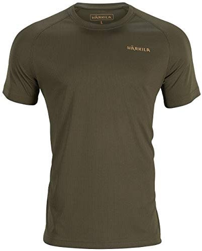 Härkila Trail Jagdshirt Willow Green - T-Shirt für Jäger mit geruchsneuralisierendem Polygiene-Finish - Funktionsshirt für die Jagd - Leichtes Jägershirt , Größe:4XL