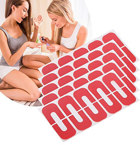 50PCS Nail Art Peel-Off Sticker Tape, Manicure Tool with Skin Barrier, Anti-Overflow Nail Protector, Spill-Proof Wrap for DIY & Professional Beauty Salon Use