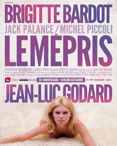 Le mépris Jean-Luc Godard Poster 30 x 40 cm