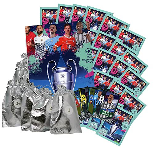 collect-it.de MY HOME OF CARDS + TOYS Topps Champions League 2022/23 Sticker-Adventskalender - 24 Überraschungen