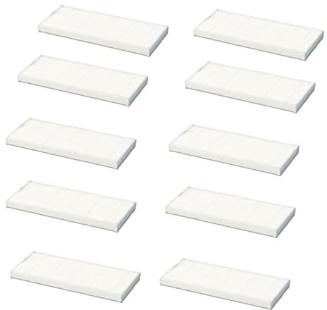 T/F 10 Ersatz Filter für Vileda VR 102 / VR 201 / VR 303 Staubsaugerroboter Zubehör HEPA Filter für Staubsauger