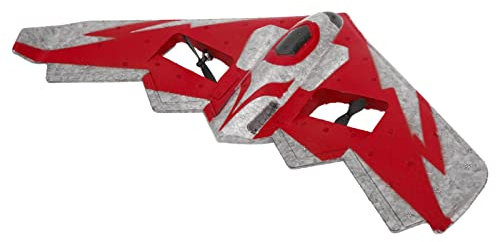 Dilwe 2.4GHz Remote Control Aircraft, 2CH RC Glider Plane with LED Light, High Sensitivity Control Model Aircraft for 14 Years Old Above Model Toys (Red and 3 Batteries